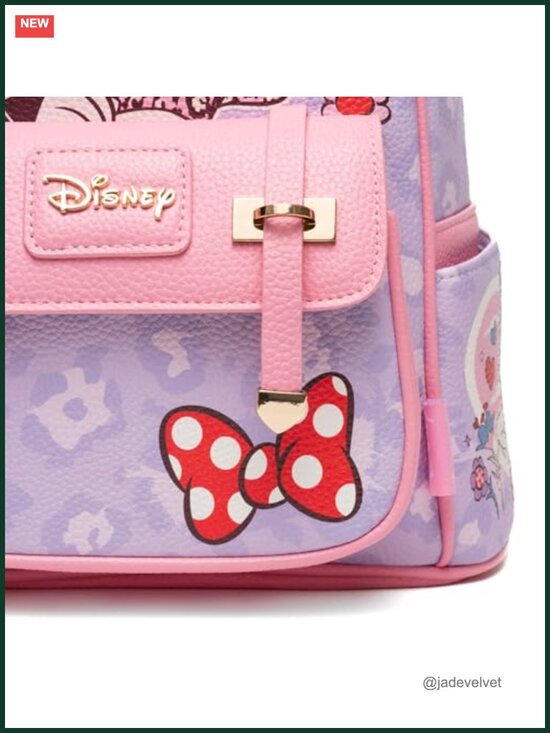 Disney Minnie Mouse Daisy Duck Vegan Leather Mini Daypack Backpack